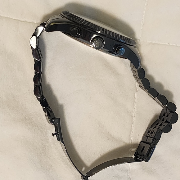 Michael Kors Men's Oversized Runway Watch, Navy Blue, NWT, MK8480 - Picture 6 of 9